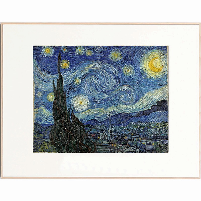 【製造業者直送】作物暦 星月夜 T-5-4(ﾌｪﾝｾﾝﾄ･ﾌｧﾝ･ｺﾞｯ 写真立て：白【通貨価値取り替えっこ不可】