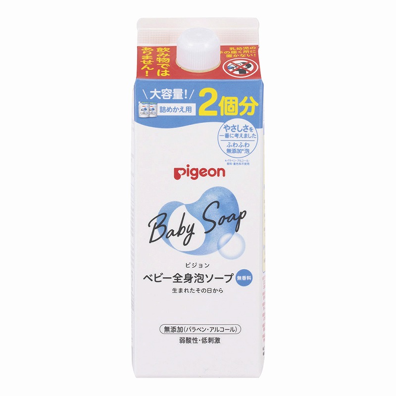 店内全品ポイント5倍★要エントリー★【ケース販売】全身泡ソープ（詰替用２回分） 1024563(800ML) 12コ｜Shop de clinic店