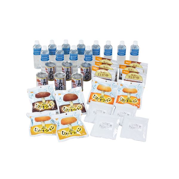 【製造会社直送品】【貨物輸送無料】防災士が考えた非常食35点書き割り【通貨価値取り替えっこ不可】