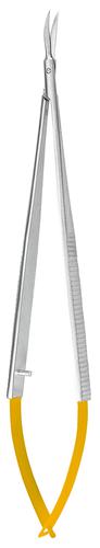 ﾌﾟﾗﾑ 上山式ﾏｲｸﾛ鋏 ｽﾄﾚｰﾄﾀｲﾌﾟ 16糎 側弯 K-103 入数：1
