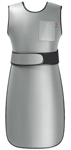 【メーカー直送】X線防護 ﾜﾝﾀﾞｰﾗｲﾄ ﾌｨｯﾄｴﾌﾟﾛﾝ LL ｼﾙﾊﾞｰ WFA5-25LL 入数：1【代引不可】