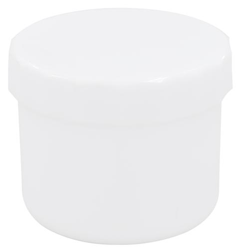 ｹｰｴﾑ 軟膏容器 ﾌﾟﾗ壷30 33ml 滅菌 本体白 ｷｬｯﾌﾟ白 入数：100