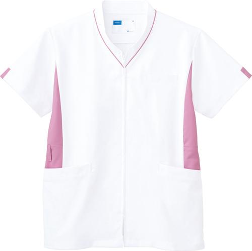 男女兼用ｽｸﾗﾌﾞ 4L ﾎﾜｲﾄﾋﾟﾝｸ WH12085 入数：1