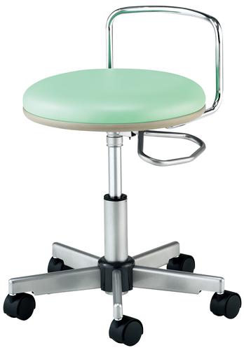 【製造業者直送】ﾌﾟﾗﾑ ﾅｰｽﾁｪｱ 背付 MS-6 ﾘﾝｸﾞ皆無 ﾊﾟｽﾃﾙｸﾞﾘｰﾝ MS-6 入数：1【代引不可】