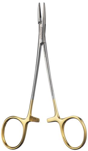 BONIMED 超硬ﾁｯﾌﾟ付持針器 ﾗｲﾀﾞｰ 0.4mmﾋﾟｯﾁ 130mm 入数：1
