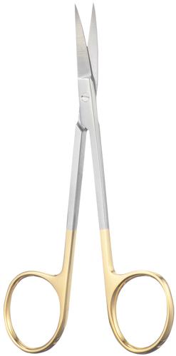 BONIMED 眼科剪刀 超硬ﾁｯﾌﾟ付 鋭 反 115mm 入数：1