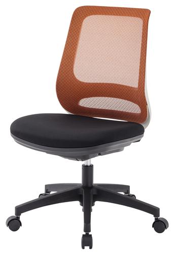 【メーカー直送】ﾒｯｼｭﾀｲﾌﾟｵﾌｨｽﾁｪｱ 肘無し 背ｶﾗｰ:ｵﾚﾝｼﾞ GS210-M2OR 入数：1【代引不可】