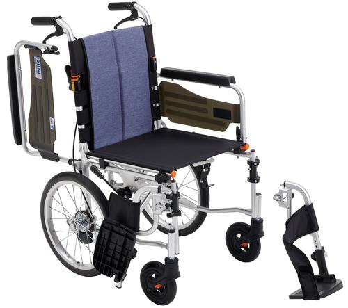 【メーカー直送】JTN-4(多機能介助型車いす） ﾍｻﾞｰﾌﾞﾙｰ JTN-4 S-16 入数：1【代引不可】 37,873円