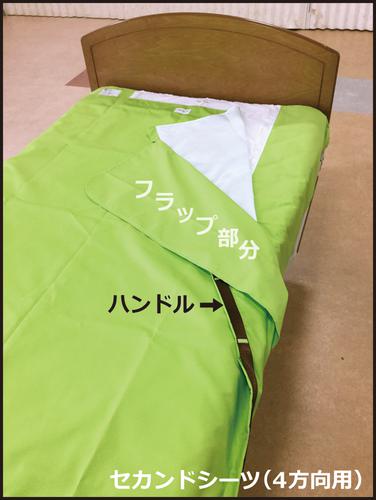 【メーカー直送】体位変換用ｼｰﾂ STSｼｮｰﾄ 140×180cm STSS207002 入数：1【代引不可】