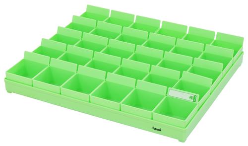 方薬ﾄﾚｰG ﾌﾟﾗｽﾁｯｸ製 30人用 ｸﾞﾘｰﾝ駒付 PT-30G 入数：1