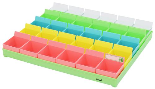 方薬ﾄﾚｰG ﾌﾟﾗｽﾁｯｸ製 30人用 ｶﾗｰ駒付 PT-30G5 入数：1
