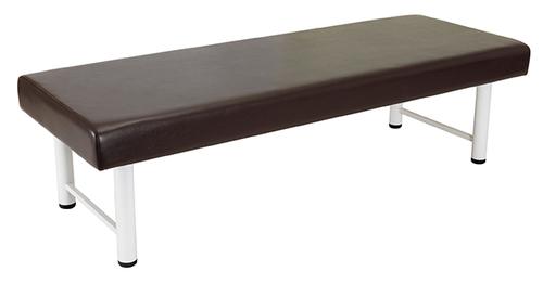 【メーカー直送】診察台ﾍﾞｯﾄﾞ(H脚) W700×L1800×H500mm ﾌﾞﾗｳﾝ FV-215H-BR-W70-H50 入数：1【代引不可】