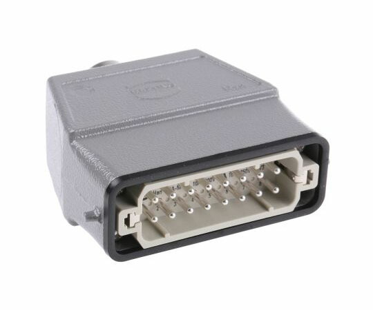 Harting ヘビーデューティパワーコネクタキット カプラキット オス 16 + PE極 16A 250 V ac 09200160440+09200162612 販売単位：1個