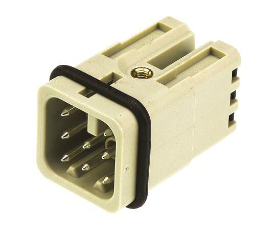 Harting ヘビーデューティコネクタ Han D つづき物 牡 8極 10A 120 V 1袋（10個入） 09360082632 売りわたすユニット：1袋(10個入) その他-治療機器