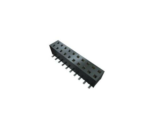 Samtec 基板接続用ソケット MMS シリーズ 2mm 12 極 2 列 垂直 表面実装 1セット（46個入） MMS-106-01-L-DV 販売単位：1セット(46個入)