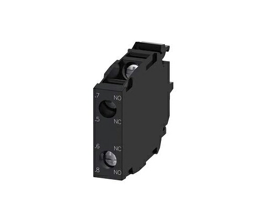 Siemens コンタクトブロック SPDT 500 V ac/dc ねじ止め端子ターミナル 3SU1400-1AA10-1RA0 販売単位：1個