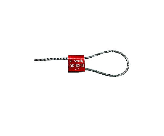 MTセキュリティジャパン 封印具ワイヤーロック 3.5mm 1箱（10本入） MT-FMCL350 販売単位：1箱(10本入)