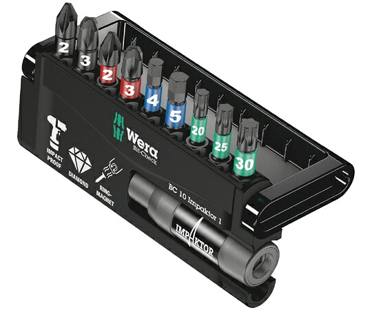 Wera 差しひびき用１番ウッドビット 10本組 073980 売りわたすユニット：1書き割り(10点入)