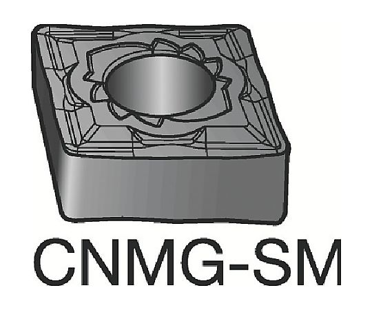 サンドビック T-Max P 旋削用ネガチップ（110） 1105 1セット（10個入） CNMG190616SMR 販売単位：1セット(10個入)