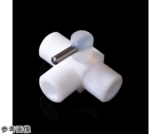 BOHLENDER UNFネジ用バルブ付カップリングT型 硬質チューブ外径1/8\