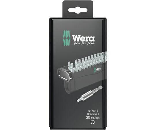 Wera トルクスドライバービットセット30本組 057900 販売単位：1セット(30点入)