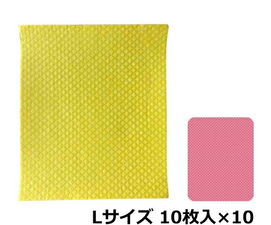 KALLE 海綿質はりつけ台 ＦＲＧ製 L 約10枚×10容器に並べる 黄  売りわたすユニット：1箱(10枚×10容器に並べる入)