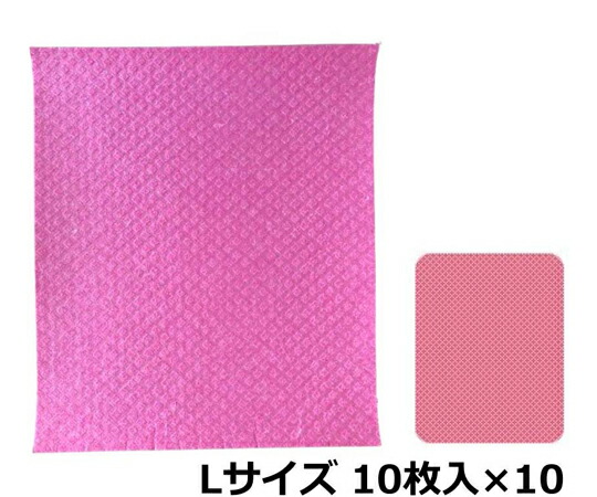 KALLE 海綿質はりつけ台 ＦＲＧ製 L 約10枚×10容器に並べる さくら色  売りわたすユニット：1箱(10枚×10容器に並べる入)