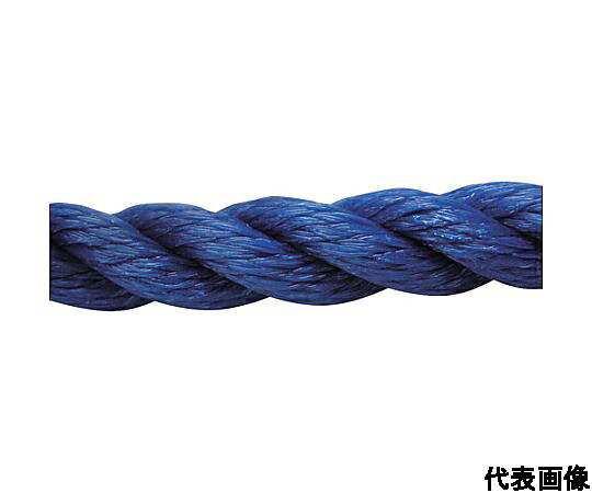 ユタカメイク ロープ PEロープ巻物 12φ×200m ブルー PE-62 販売単位：1個