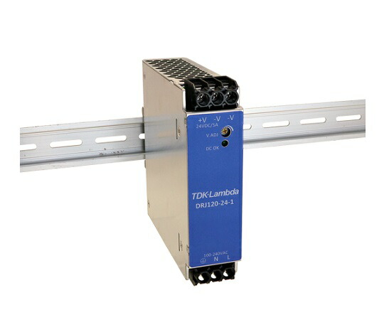 TDKラムダ DINレール取付専用ユニット型ACDC電源 120W ブロック端子 DRJ120-24-1 販売単位：1個