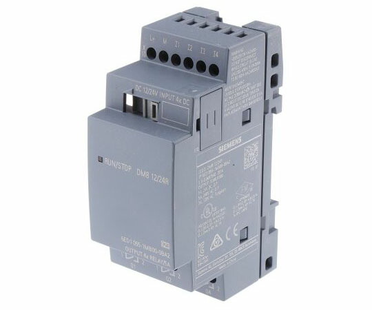 Siemens 拡張モジュール リレー 4 x Output 12 → 24 V dc LOGO！ 8 6ED1055-1MB00-0BA2 販売単位：1個