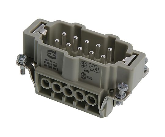Harting 角型 HAN 挟みいれる 繋ぎ 10WAY 螺子釘 09330102601 売りわたすユニット：1個