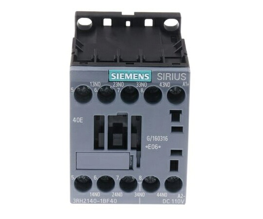 Siemens 接触器リレー SIRIUS Innovationシリーズ 3RH2 3RH2140-1BF40 販売単位：1個
