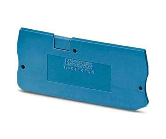 フエニックス・コンタクト DINレール取付用端子アクセサリ エンドカバー D-PT 4シリーズ 1袋（50個入） 1072355 販売単位：1袋(50個入)