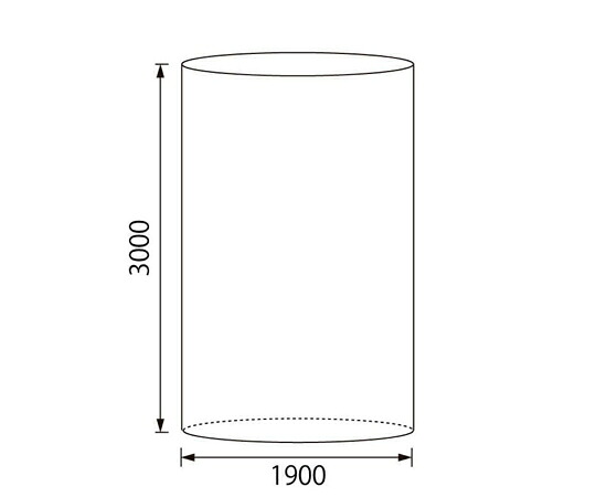 HIDAX フレコン用内袋 上下明けっ広げ 0.06×1900×3000Hmm 1仕掛ける（20枚入）  売りわたすユニット：1仕掛ける(20枚入)