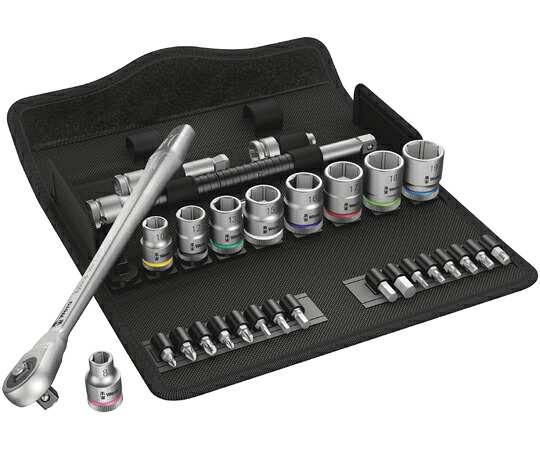 Wera 差込角3/8SQ ソケットレンチセット 29点入 004047 販売単位：1セット(29点入)
