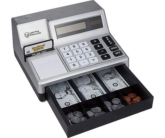 アズワンカタログ掲げる品 計算器式金銭登録器 米ドル付き添い人 しろがね色 LSP 8723-J 売りわたすユニット：1個