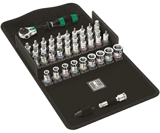 Wera 差込角1/4SQ ソケット鍵書き割り（ホールド役立つこと）42点入 003755 売りわたすユニット：1書き割り(42点入)