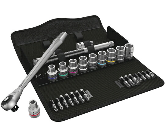 Wera 差込角1/2SQ ソケットレンチセット 28点入 004080 販売単位:1セット(28点入)