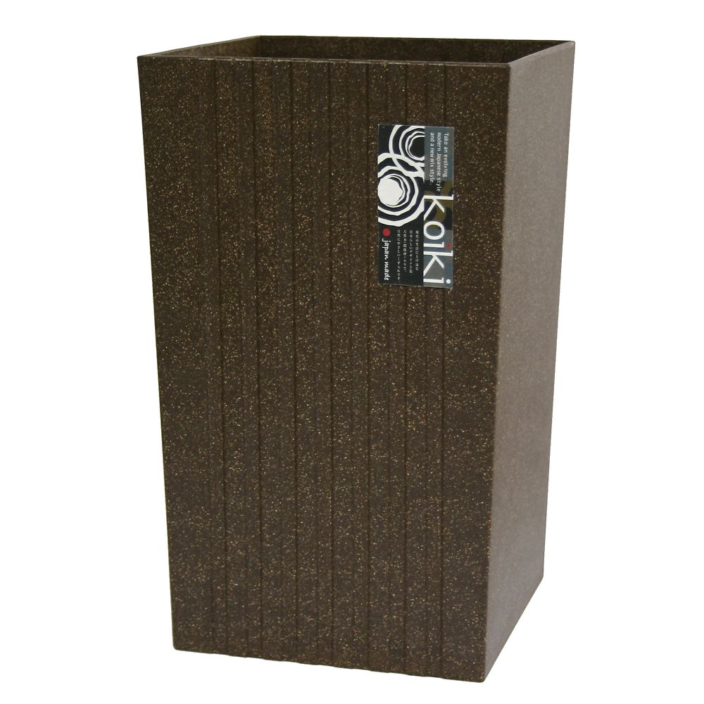 八幡化成 コイキモダン 角型 大 10L 赤銅色 1容れもの(18個入)  売りわたすユニット：1容れもの(18個入)