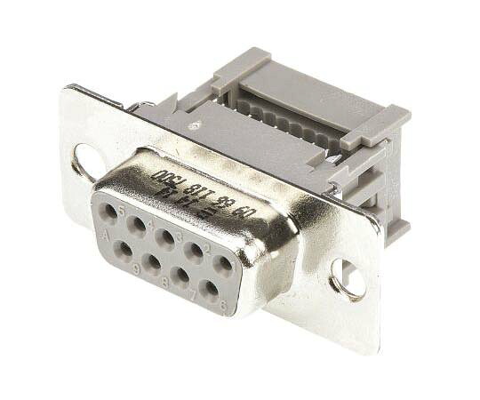 Harting ミニDリボンIDCコネクタ Socket 9 極 1箱（100個入） 09661187500 販売単位：1箱(100個入)