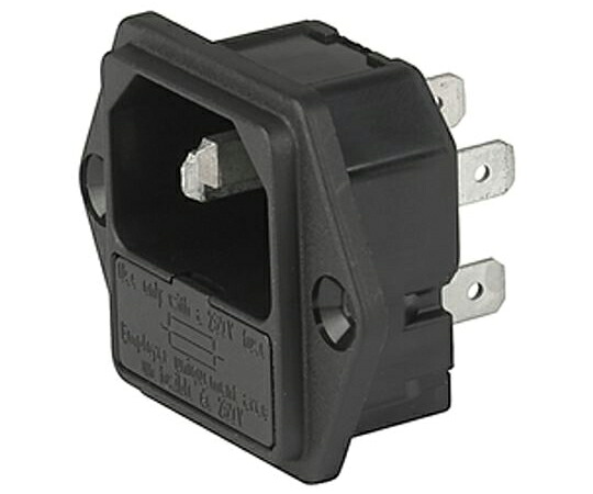 Schurter IEC繋ぎ C14 雄 ねじ据え置き 10A 5 x 20粍 1箱（50個入） 6200.2300 売りわたすユニット：1箱(50個入) 医薬品・コンタクト・介護-治療機器-その他