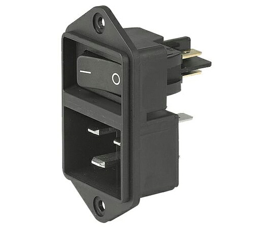 Schurter IECコネクタ C20 オス ねじ取り付け 16 (IEC) A 20 (CSA) A 20 (UL) A EC11.0001.001.21 販売単位：1個