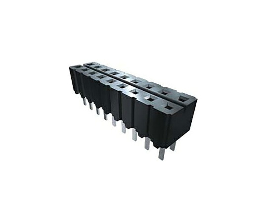 Samtec 基板接続用ソケット 10 極 2.54mm 2 列 スルーホール 1セット（22個入） CES-110-01-G-D 販売単位：1セット(22個入)