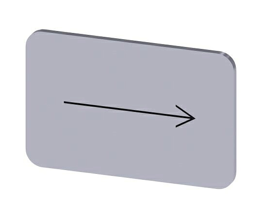 Siemens 凡例プレート 1袋（10個入） 3SU1900-0AD81-0QR0 販売単位：1袋(10個入)