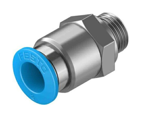 Festo ハーフユニオン形エア継手 コネクタA：G 1/8 チューブねじ込み QS-G1/8-8-50 販売単位：1袋(50個入)