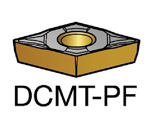サンドビック コロターン107 旋削用ポジ心付け（120） 5015 1書き割り（10個入） DCMT070204PF 売りわたすユニット：1書き割り(10個入)