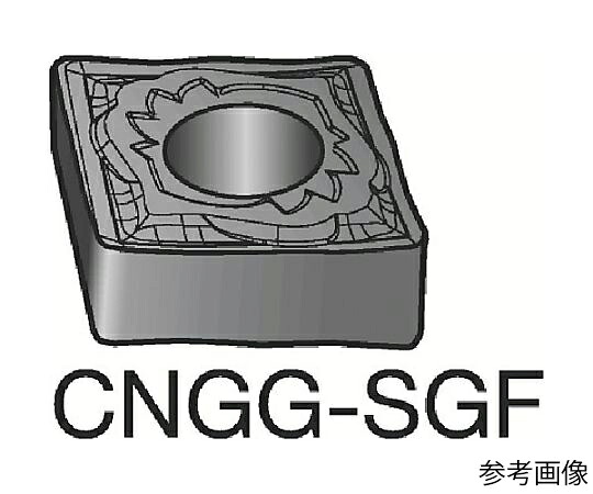 サンドビック T-Max P 旋削用ネガチップ（110） S05F 1セット（10個入） CNGG120412SGF 販売単位：1セット(10個入)