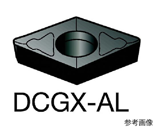 サンドビック コロターン107 旋削用ポジチップ（130） 1105 1セット（10個入） DCGX11T308AL 販売単位：1セット(10個入)