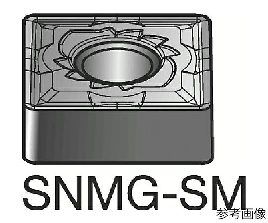 サンドビック T-Max P 旋削用ネガ心付け（110） 1書き割り（10個入） SNMG150612SM 売りわたすユニット：1書き割り(10個入)