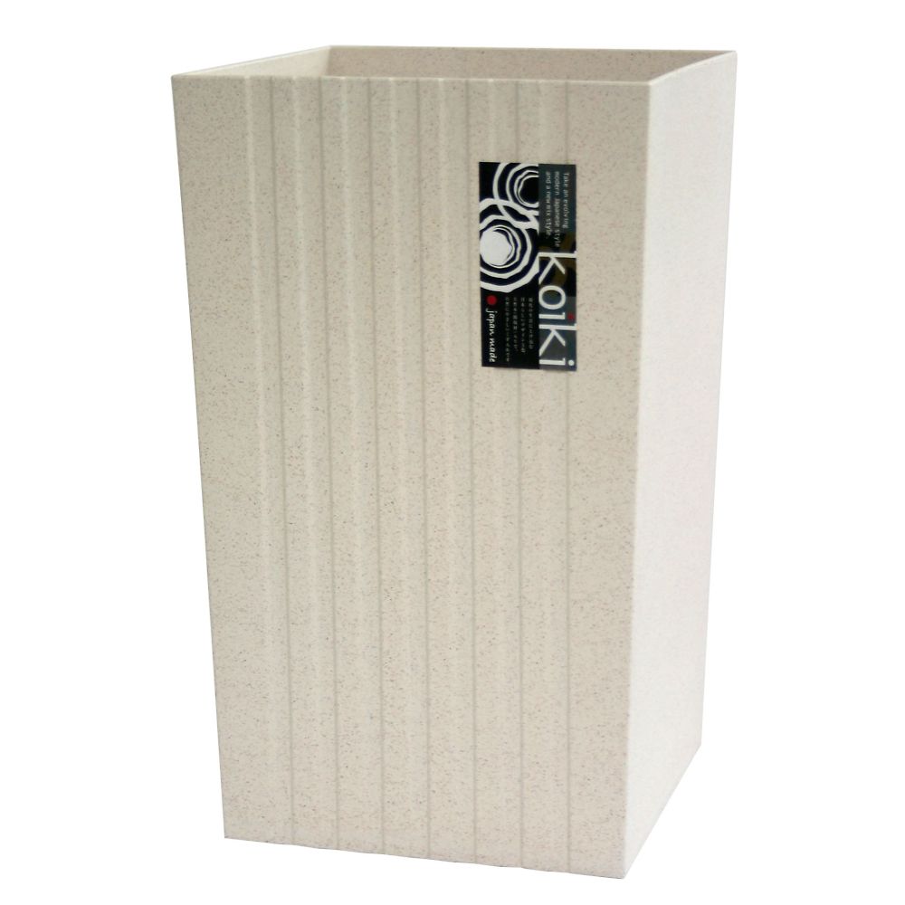 八幡化成 コイキモダン 角型 大 10L 白いこと 1容れもの(24個入)  売りわたすユニット：1容れもの(24個入)